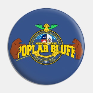 Poplar Bluff State of Missouri gifts Pin