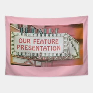 Our Feature Presentation Marquee Snipe Tapestry