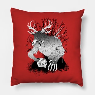 Wendigo Cryptid Pillow