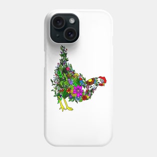 Flower Chicken Phone Case