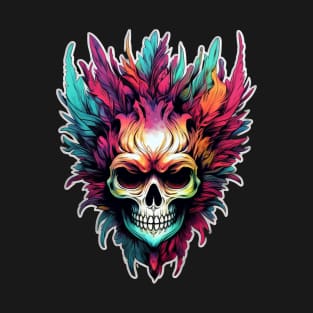 Feather Skull T-Shirt