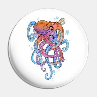 Tangled Octopus Pin