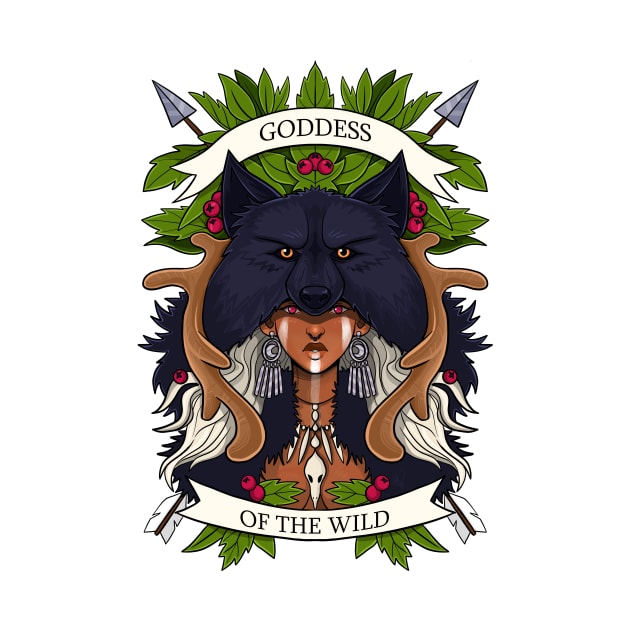 Goddess of the Wild by KPrimeArt