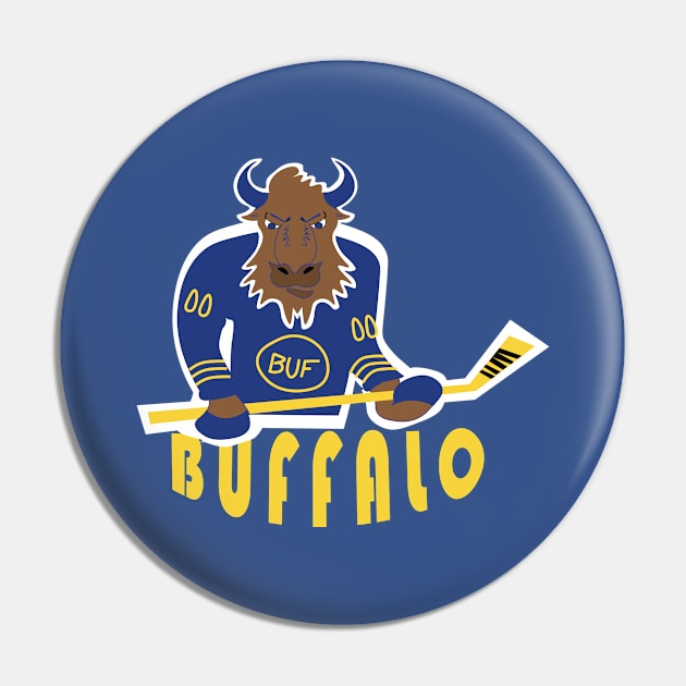 Buffalo Hockey Pin by MAS Design Co