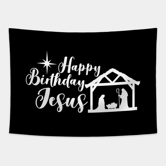 happy birthday jesus. Tapestry by BenHQ