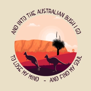 The Australian Outback, Aussie Bush Shirt, Australian Souvenir T-Shirt