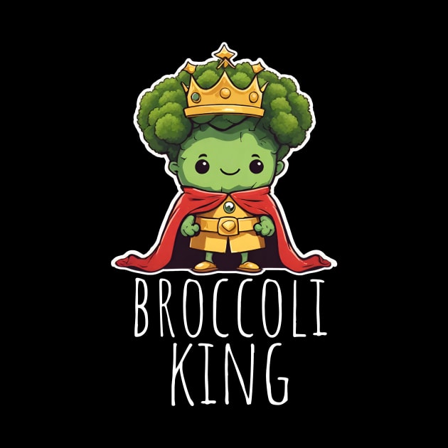 Broccoli King Cute by DesignArchitect