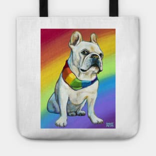 Bruley the Frenchie by Robert Phelps Tote