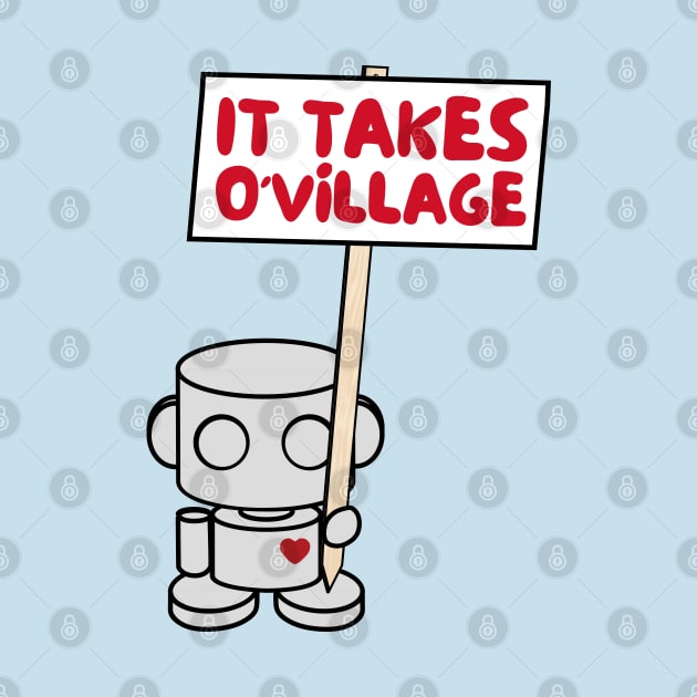 O'BOT Toy Robot (It Takes O'village) by Village Values