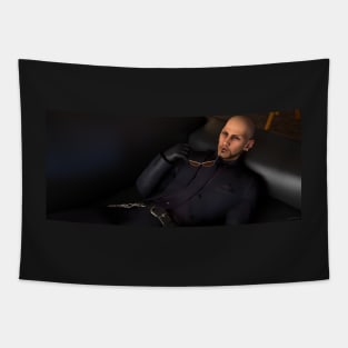 Rude from Final Fantasy 7 remake Tapestry