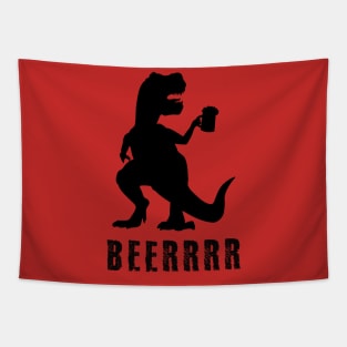 T-rex loves beer Tapestry