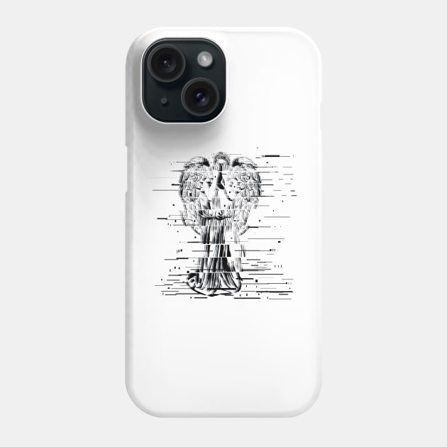 weeping angel Phone Case by alexandr.besan