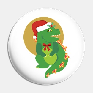 Santa Lizard Pin