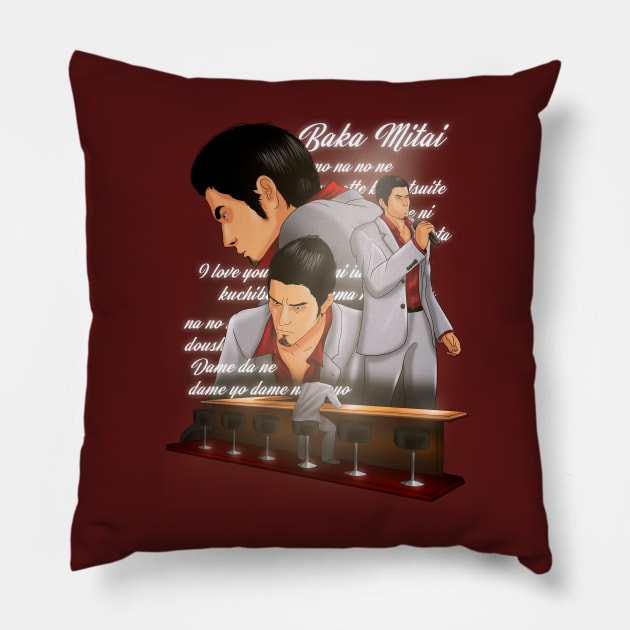 Bakamitai Pillow by wenderinf