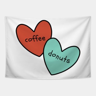 Coffee and Donuts Tapestry