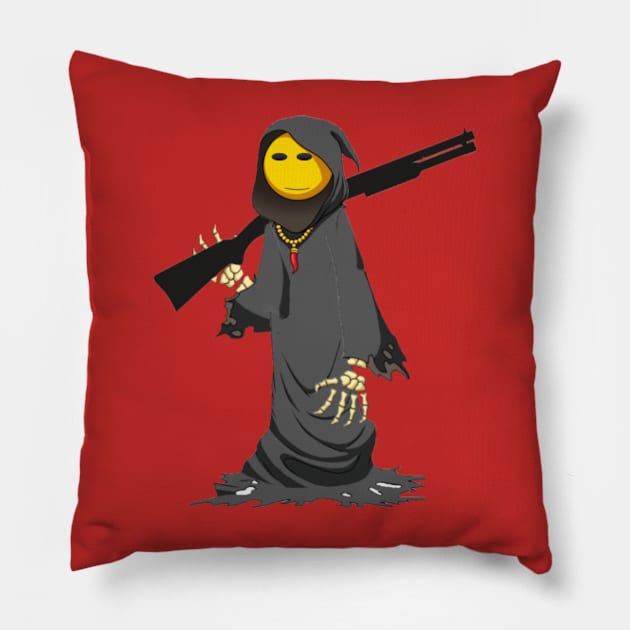 GRIM Pillow by pnoid