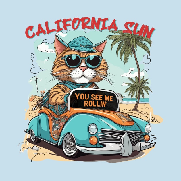 california sun by Kingrocker Clothing