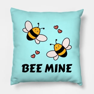 Bee Mine | Be Mine Bees Pun Pillow