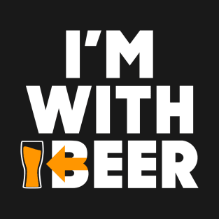 I'm With Beer T-Shirt