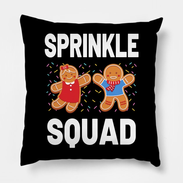 Cookies Sprinkle Clothing Matching Birthday Sprinkle Squad Pillow by AE Desings Digital