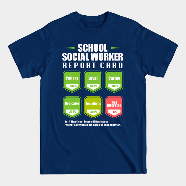 Disover Funny School Social Worker Saying - School Social Worker - T-Shirt