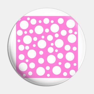 retro sixties pop art polka dot pattern Pin