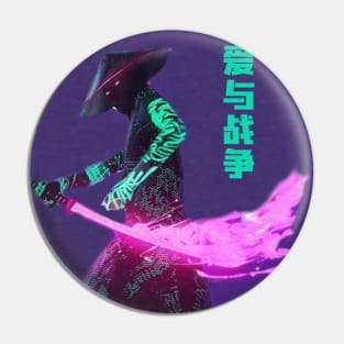 Cyber Samurai Pin