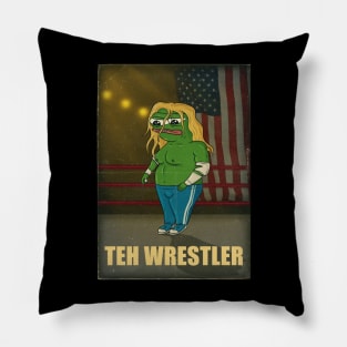 Teh Wrestler Pillow