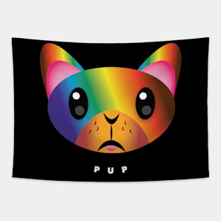 Rainbow Pup Tapestry