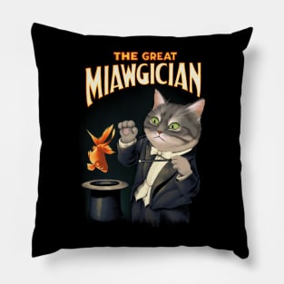 The Great Miawgician Pillow