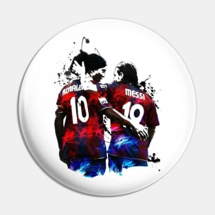 Illustration Messi And Ronaldinho Pin