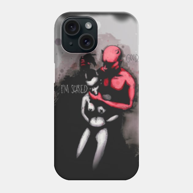 Be Scared Phone Case by LVBart