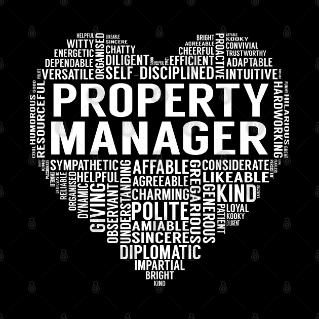 Property Manager Heart by LotusTee