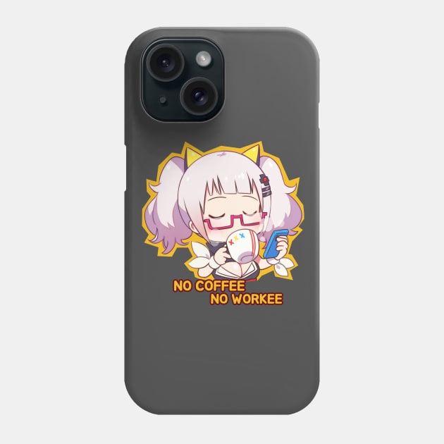 Ohayo Coffee Phone Case by mikmix