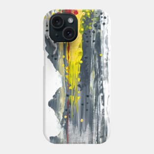 Gray & Yellow Phone Case