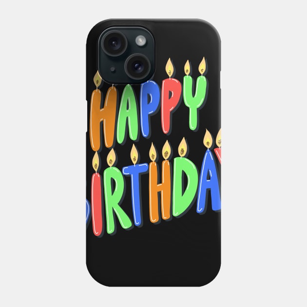 Happy Birthday Boy Phone Case by WalkingMombieDesign