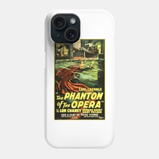 THE PHANTOM OF THE OPERA Advertisement Vintage Musical Theatre Phone Case