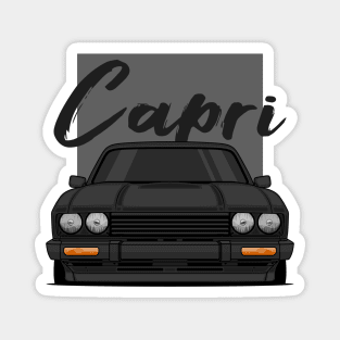 Front Black Capri MK3 Classic Magnet