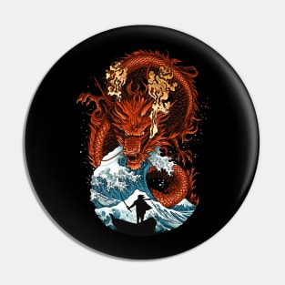 Kanagawa Dragon Pin