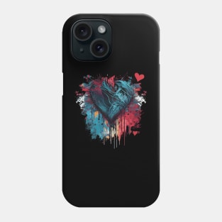 Abstract heart Phone Case