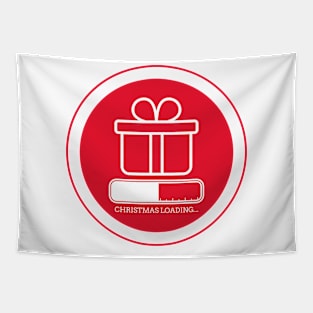 Loading... Christmas Gift xmas Festive Holiday Costume Red Secret Santa Gift Artwork Tapestry