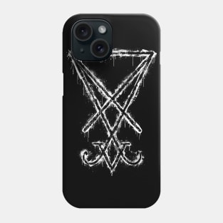 Sigil of Lucifer - Grunge Phone Case