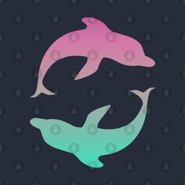 Ombre Dolphins by Janremi