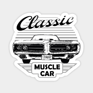 GTO Classic American Muscle Car 70s Magnet