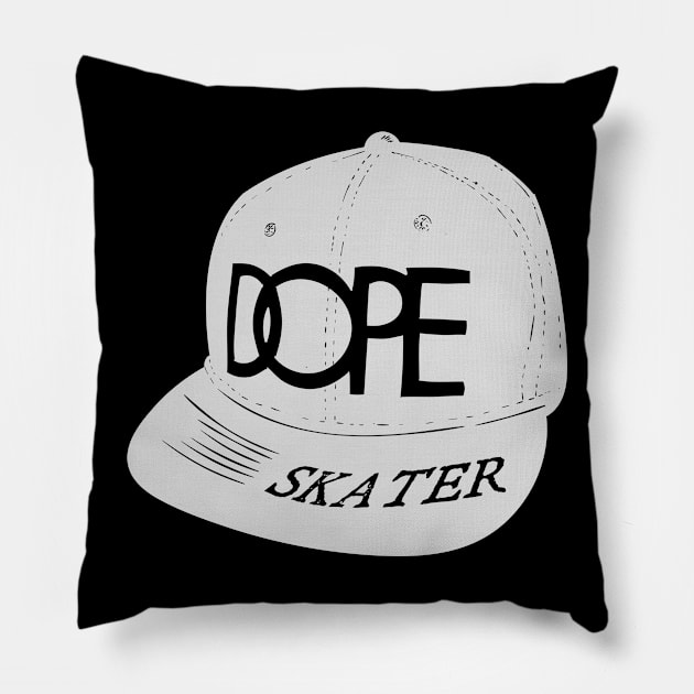 Dope Skater Pillow by TomCage