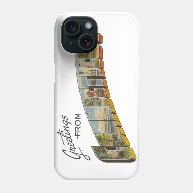 Greetings from Connecticut Phone Case by reapolo