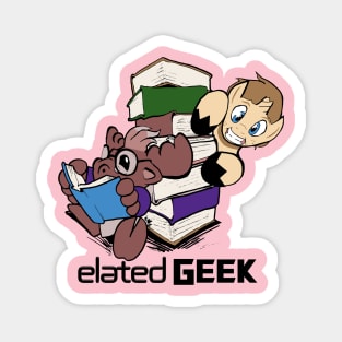 Elated Geek- Reading Together Magnet