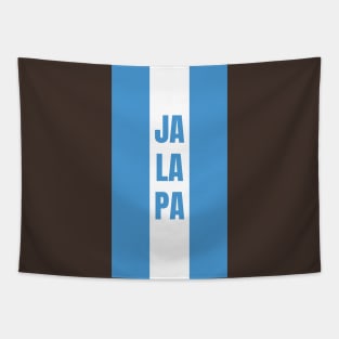 Jalapa City in Guatemala Flag Colors Vertical Tapestry