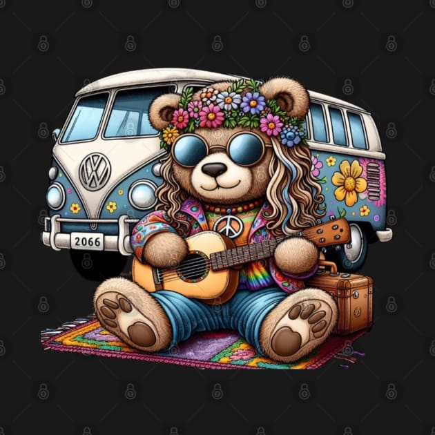 hippie teddy bear 2.0 by Out of the world