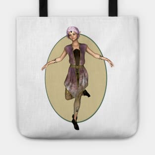 I am happy elf fairy faerie dancing Tote